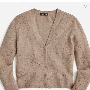 J. Crew XL Women's Taupe Button-Up Cardigan